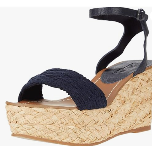 Splendid Women's Marlene Wedge Sandal, NVYFAB, Size 11 - Picture 2 of 2